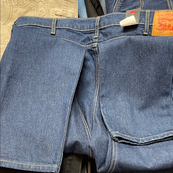 Levi's 510™ Skinny Jeans in Indigo Blue with Contrast Stitching - Picture 6 of 6